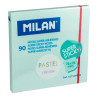 (41711P690) MILAN BLOC NOTAS SUPER ADHESIVAS 90H 76X76MM EDICIÓN PASTEL AZUL