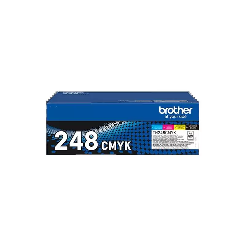 (TN248VAL) BROTHER TONER BK/C/M/Y HL-L3220CW/L3220CWE/L3240CDW/L8230CDW/L8240CDW - DCP-L3520CDW/L3520CDWE/L3560CDW - MFC-L374...