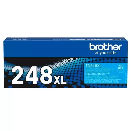 (TN248XLC) BROTHER TONER CIAN HL-L3220CW/L3220CWE/L3240CDW/L8230CDW/L8240CDW - DCP-L3520CDW/L3520CDWE/L3560CDW - MFC-L3740CDW...