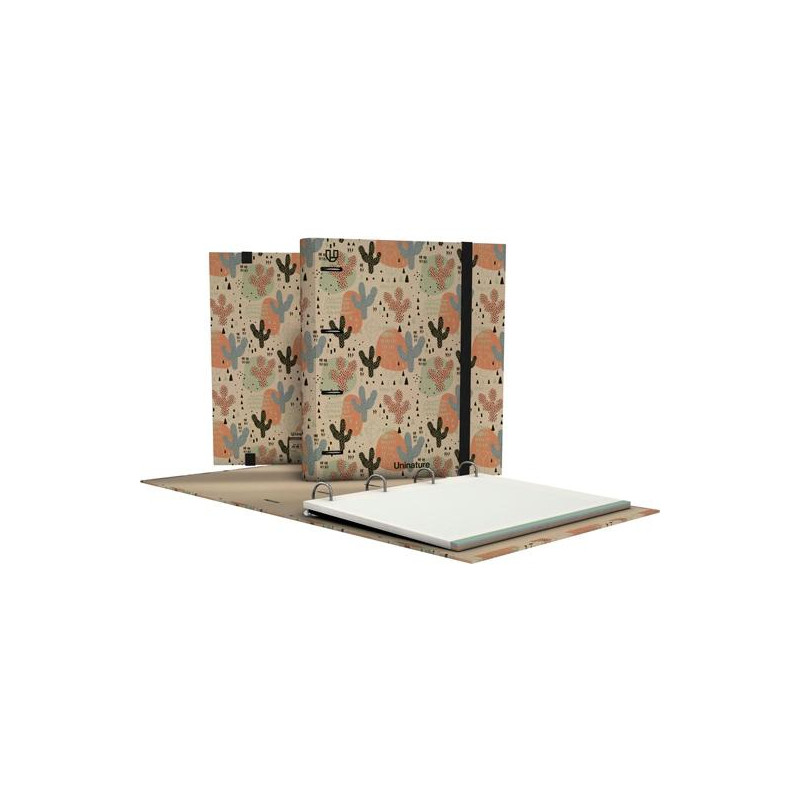 (88103503) GRAFOPLÁS CARPEBOOK 4D35 A4 FORRADO UNINATURE CACTUS