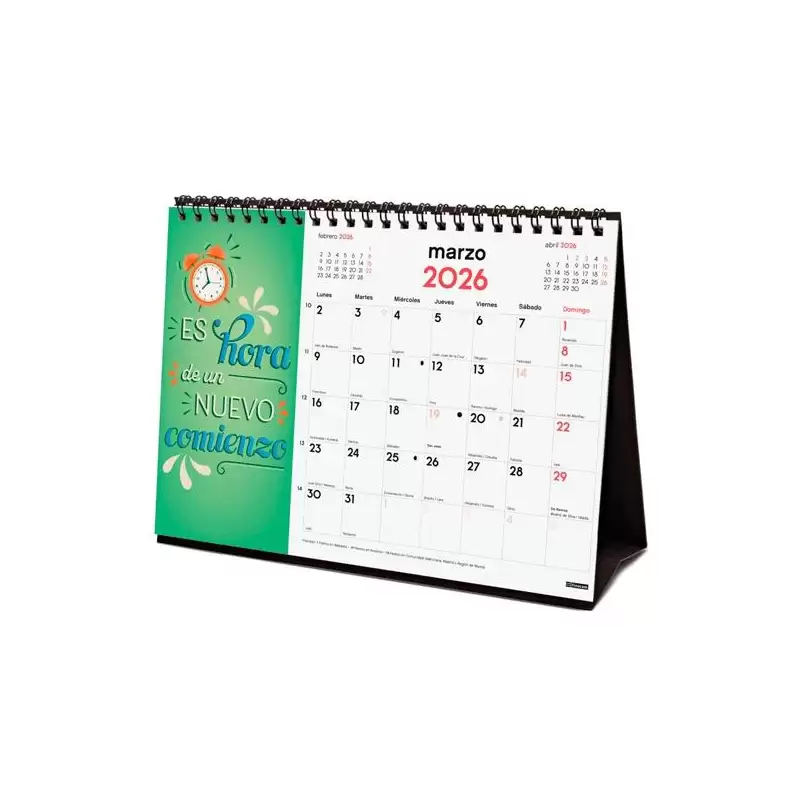 (780325326) FINOCAM CALENDARIO DE SOBREMESA PARA ESCRIBIR S-210X150MM MV IMÁGENES FRASES INSPIRADORAS 2026