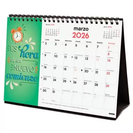(780325326) FINOCAM CALENDARIO DE SOBREMESA PARA ESCRIBIR S-210X150MM MV IMÁGENES FRASES INSPIRADORAS 2026