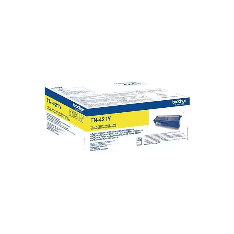 (TN421Y) BROTHER TONER AMARILLO HL-L8260CDW/L8360CDW - DCP-L8410CDW - MFC-L8690CDW/L8900CDW