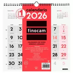 (780570026) FINOCAM CALENDARIO DE PARED NÚMEROS GRANDES 30X30-300X300MM MV NEUTRO 2026