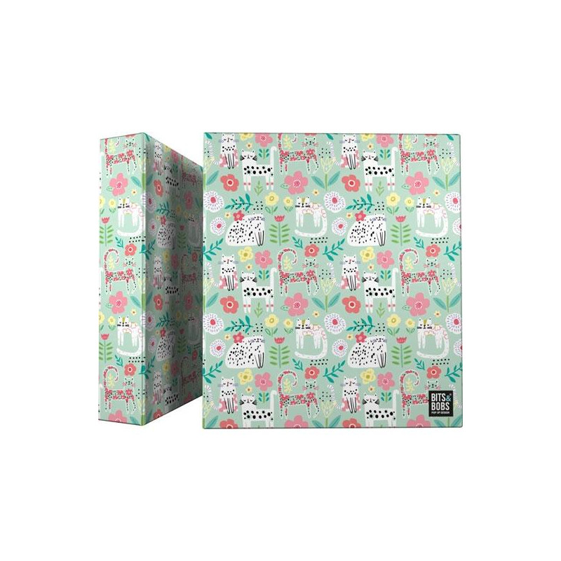 (88172702) GRAFOPLÁS CARPETA ANILLAS 4X40MM A4 CARTÓN FORRADO FSC BITS&BOBS 24 CATS