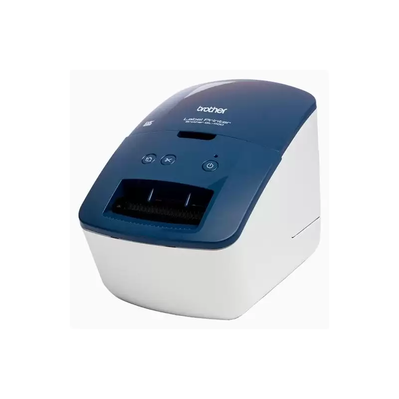 (QL600BXX1) BROTHER  ETIQUETADORA - ROTULADORA ELECTRÓNICA QL-600B AZUL Y BLANCA