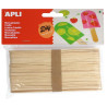 (13268) APLI PALO DE POLO 150X18MM COLOR MADERA NATURAL -40U-