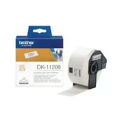 (DK11208) BROTHER ETIQUETAS PRECORTADAS DE DIRECCIÓN GRANDES 38X90MM (400 ETIQUETAS)