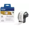 (DK22225) BROTHER CINTA CONTINUA DE PAPEL TÉRMICO ADHESIVO - BLANCO - 38MMX30