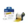 (DK22606) BROTHER CINTA CONTINUA DE PELÍCULA PLASTICA - AMARILLO - 62MMX15