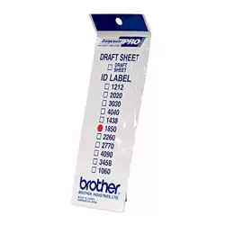(ID1850) BROTHER ETIQUETA DE IDENTIFICACIÓN DE 18X50 MM - PACK DE 12 UNIDADES