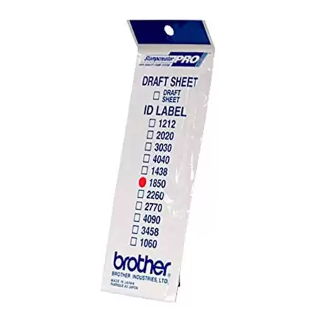 (ID1850) BROTHER ETIQUETA DE IDENTIFICACIÓN DE 18X50 MM - PACK DE 12 UNIDADES