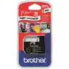 (MK221BZ) BROTHER CINTA NO LAMINADA TEXTO NEGRO SOBRE BLANCO - 9MMX8M