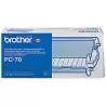 (PC70) BROTHER CARTUCHO + BOBINA NEGRO  T-72/74/76/78/84/94/96