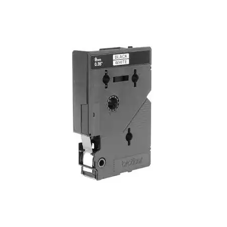 (TC291) BROTHER CINTA ROTULADORA LAMINADA TEXTO NEGRO SOBRE BLANCO DE 9MMX7