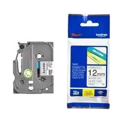 (TZE231CIV) BROTHER CINTA ROTULADORA LAMINADA TEXTO NEGRO SOBRE BLANCO - 12MMX8M - SIN BLISTER