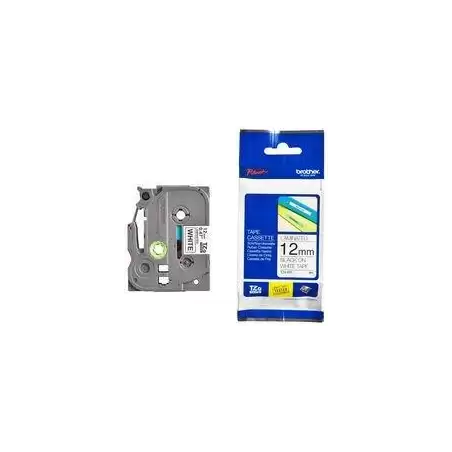 (TZE231CIV) BROTHER CINTA ROTULADORA LAMINADA TEXTO NEGRO SOBRE BLANCO - 12MMX8M - SIN BLISTER
