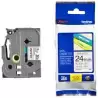(TZE251) BROTHER CINTA ROTULADORA LAMINADA TEXTO NEGRO SOBRE BLANCO - 24MMX8M