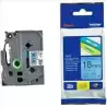 (TZE541) BROTHER CINTA ROTULADORA LAMINADA TEXTO NEGRO SOBRE AZUL - 18MMX8M