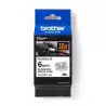 (TZEFX211) BROTHER CINTA ROTULADORA LAMINADA FLEXIBLE TEXTO NEGRO SOBRE BLANCO - 6MMX8M