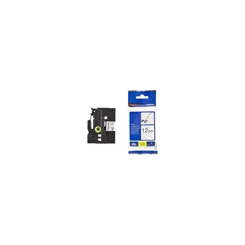 (TZEFX231) BROTHER CINTA ROTULADORA LAMINADA FLEXIBLE TEXTO NEGRO SOBRE BLANCO - 12MMX8M