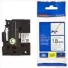 (TZEFX241) BROTHER CINTA ROTULADORA LAMINADA FLEXIBLE TEXTO NEGRO SOBRE BLANCO - 18MMX8M