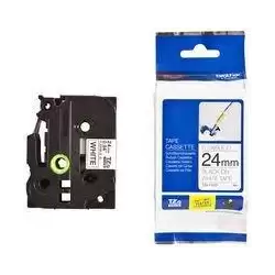 (TZEFX251) BROTHER CINTA ROTULADORA LAMINADA FLEXIBLE TEXTO NEGRO SOBRE BLANCO - 24MMX8M