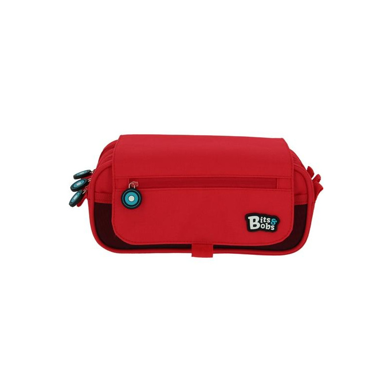 (37543251) GRAFOPLÁS PORTATODO TRIPLE C/SOLAPA BITS&BOBS ROJO