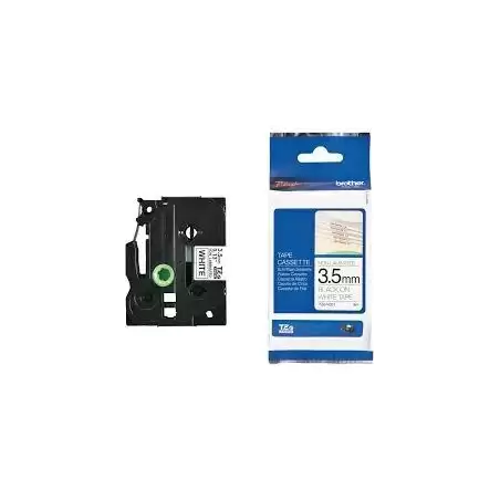 (TZEN201) BROTHER CINTA ROTULADORA NO LAMINADA TEXTO NEGRO SOBRE BLANCO - 3