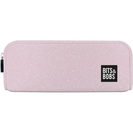 (37547285) GRAFOPLÁS PORTATODO DE SILICONA BITS&BOBS ROSA PASTEL GLITTER