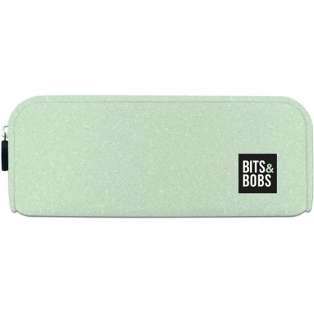 (37547289) GRAFOPLÁS PORTATODO DE SILICONA BITS&BOBS VERDE PASTEL GLITTER