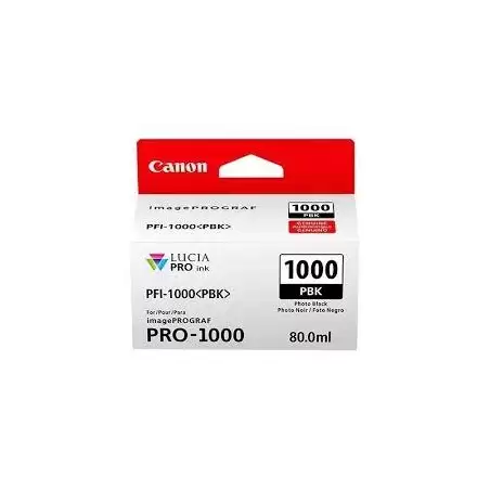 (0546C001) CANON TINTA FOTO NEGRO IMAGEPROGRAF PRO 1000 - PFI 1000PBK