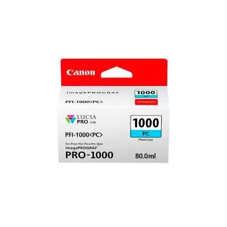 (0550C001) CANON TINTA PHOTO CIAN IMAGEPROGRAF PRO 1000 - PFI 1000PC
