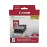 (2052C006) CANON TINTA ECOPACK BK+C/M/Y + 50H PAPEL FOTOGRAFICO - PIXMA TS 615X/815X/915X - TR 755X/855X - CLI 581XL (PACK 4 ...