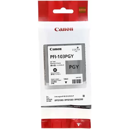 (2214B001AA) CANON TINTA GRIS FOTO IPF 5100/6100 - PFI 103PGY