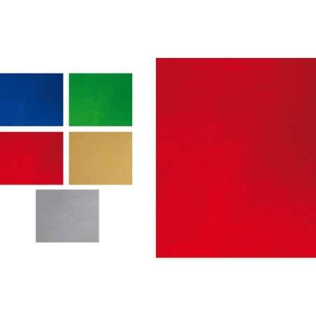 (68000820) GRAFOPLÁS CARTULINA METALIZADA 50X65CM 230GR PACK DE 10H VERDE