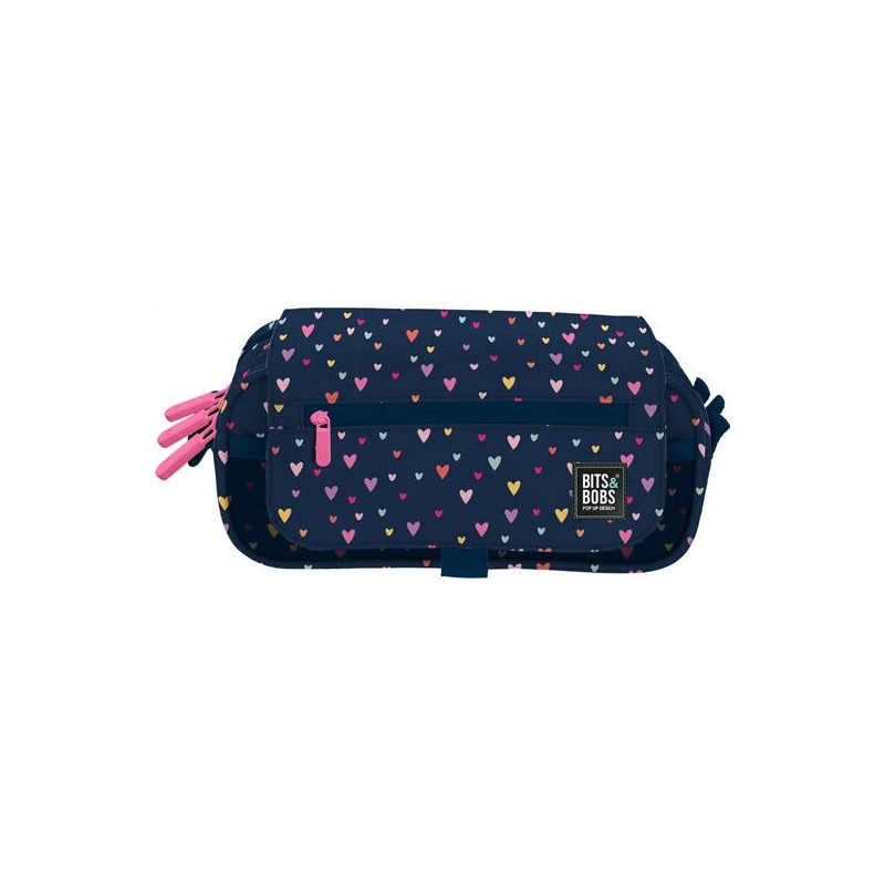 (37547515) GRAFOPLÁS PORTATODO TRIPLE C/SOLAPA BITS&BOBS HEARTS