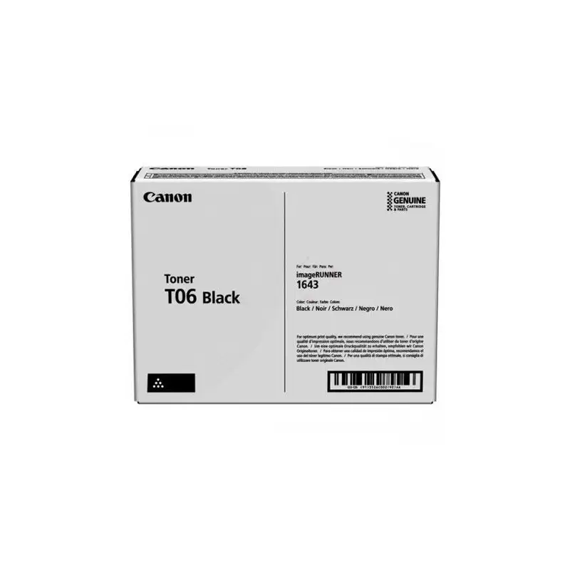 (3526C002) CANON TONER NEGRO I-SENSYS X 1643P/1643I/1643IF - T06