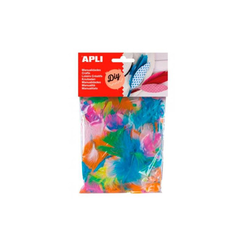 (13281) APLI PLUMAS COLLAGE 14G COLORES SURTIDOS