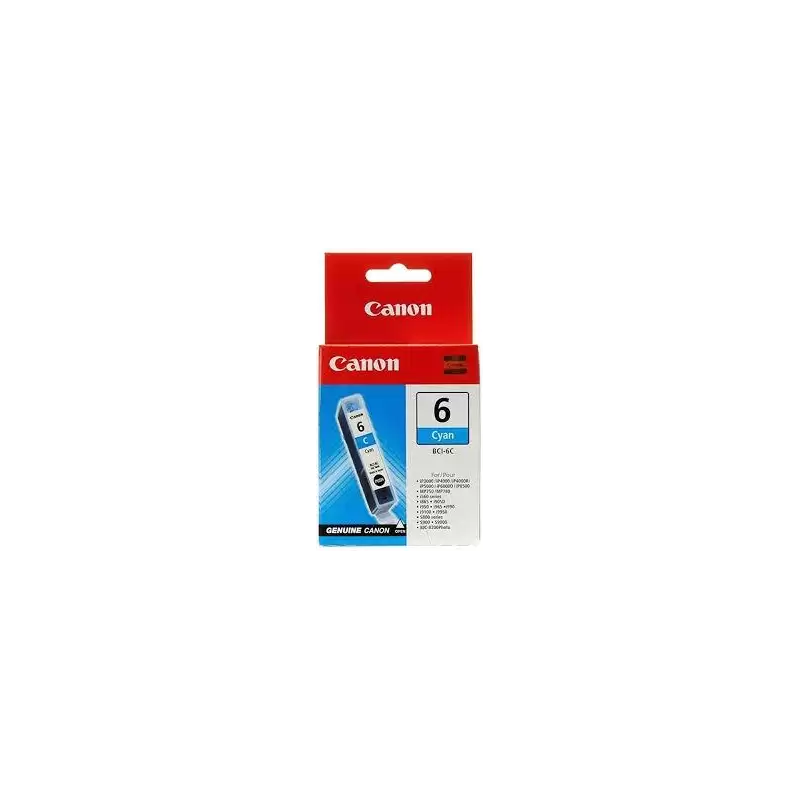 (4706A002) CANON  TINTA CIAN BCI 6E C 13ML S- 800 820 820D 830D 900 9000 I- 950 965 9100 560 865 905D 9950 990 6500 9100 9950...