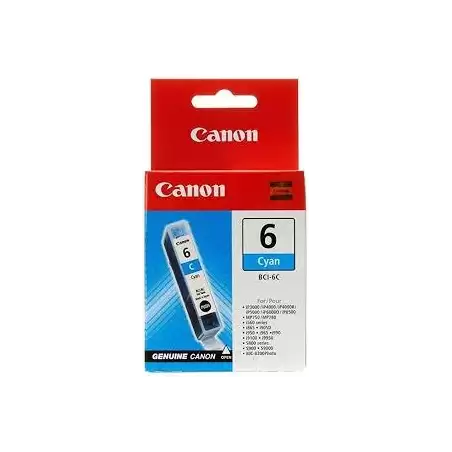 (4706A002) CANON  TINTA CIAN BCI 6E C 13ML S- 800 820 820D 830D 900 9000 I- 950 965 9100 560 865 905D 9950 990 6500 9100 9950...