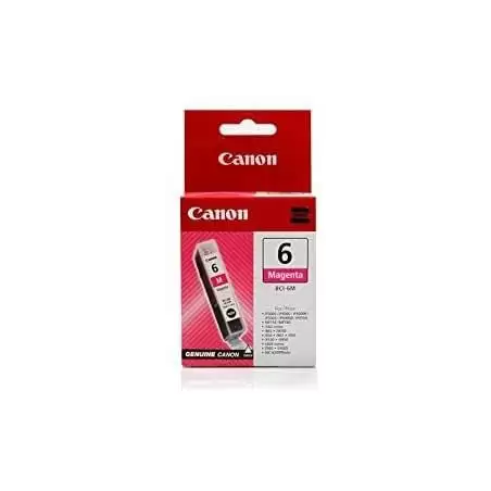 (4707A002) CANON TINTA MAGENTA BCI 6E M 13ML S- 800 820 820D 830D 900 9000 I- 560 865 905D 950 965 990 6500 9100 9950 IP- 300...