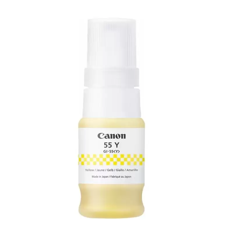 (6291C001) CANON BOTE TINTA AMARILLO PIXMA MAXIFY GX 1050/2050 - GI 55Y
