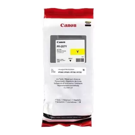 (8792B001AA) CANON TINTA AMARILLO IPF 680/685/780/785 - PFI 207Y