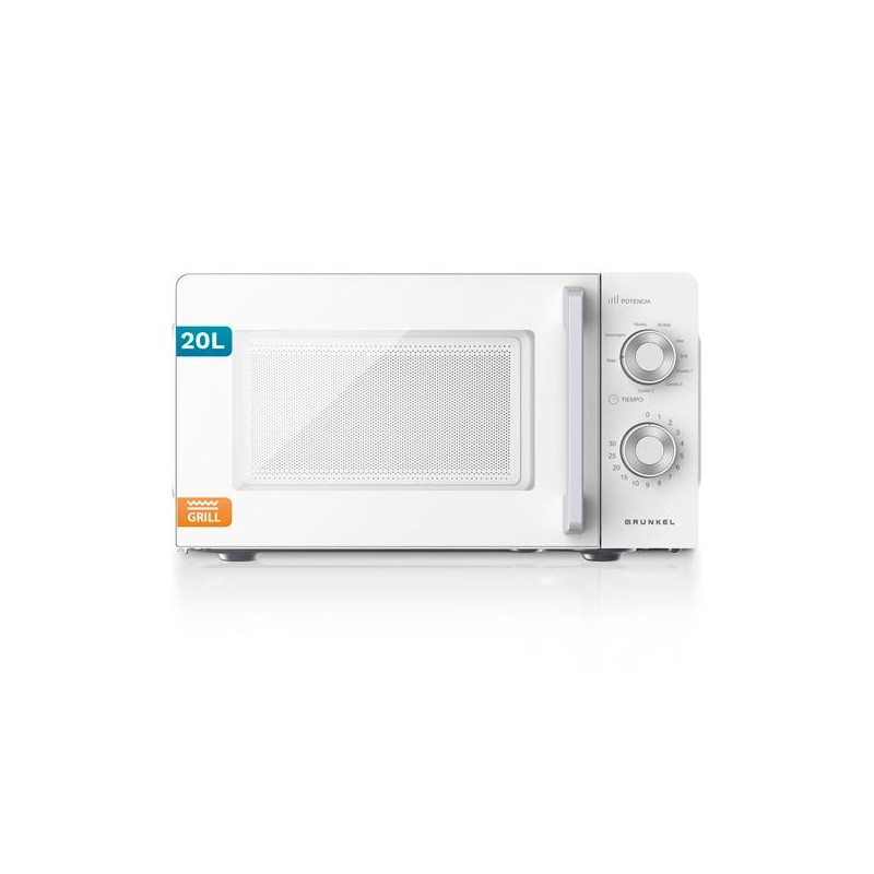 (MWG-20MG) GRUNKEL MICROONDAS CON GRILL 700W 20L BLANCO