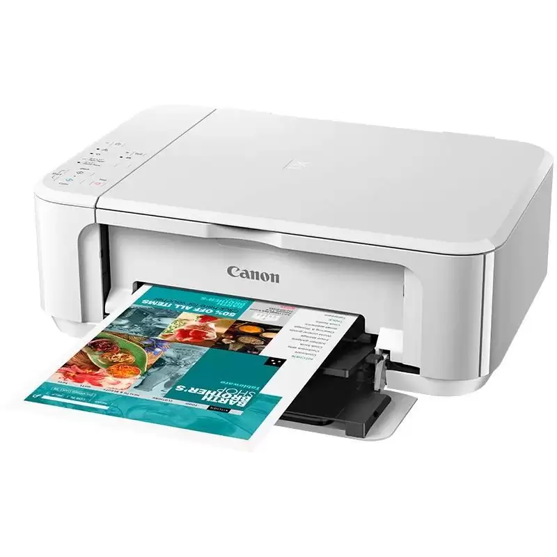 (0515C109AA) CANON EQUIPO MULTIFUNCIÓN INKJET COLOR 3 EN 1 MG3650SWT A4 WIFI DUPLEX USB BLANCO