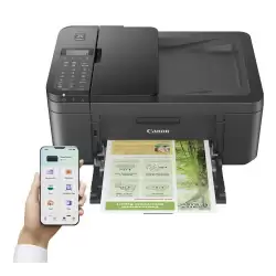 (5074C036) CANON EQUIPO MULTIFUNCIÓN INJKET 4 EN 1 COLOR WIFI FAX A4 PIXMA TR4755I NEGRO