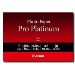 (2768B067) CANON PAPEL FOTOGRAFICO PT-101 A2 PRO PLATINUM 300GR. (20 HOJAS)