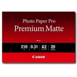 (8657B017) CANON PAPEL FOTOGRAFICO PM-101 A2 PRO PREMIUM MATTE 210GR. (20 HOJAS)