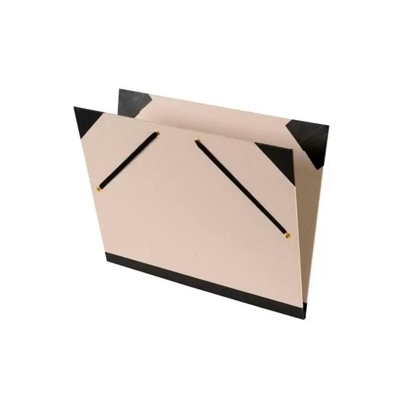 (C200003133) CANSON CARPETA DE DIBUJO A3 37X52CM PERSONALIZABLE CIERRE C/GOMAS GRIS